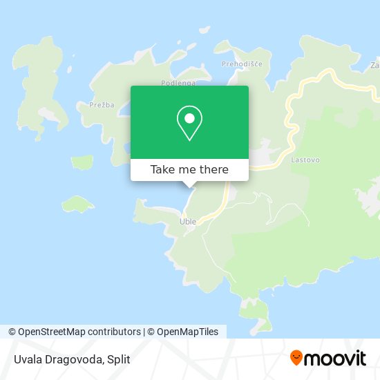 Uvala Dragovoda map