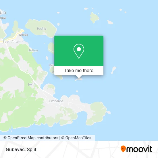 Gubavac map