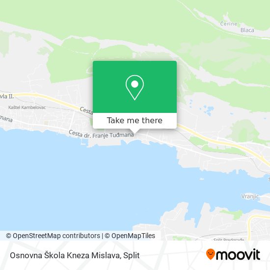 Osnovna Škola Kneza Mislava map