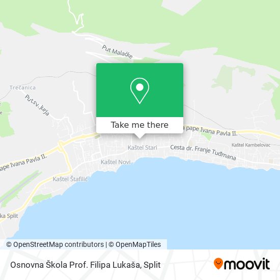 Osnovna Škola Prof. Filipa Lukaša map