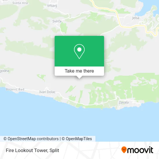 Fire Lookout Tower map