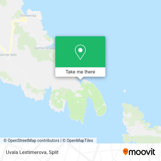 Uvala Lestimerova map