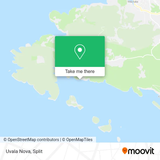 Uvala Nova map