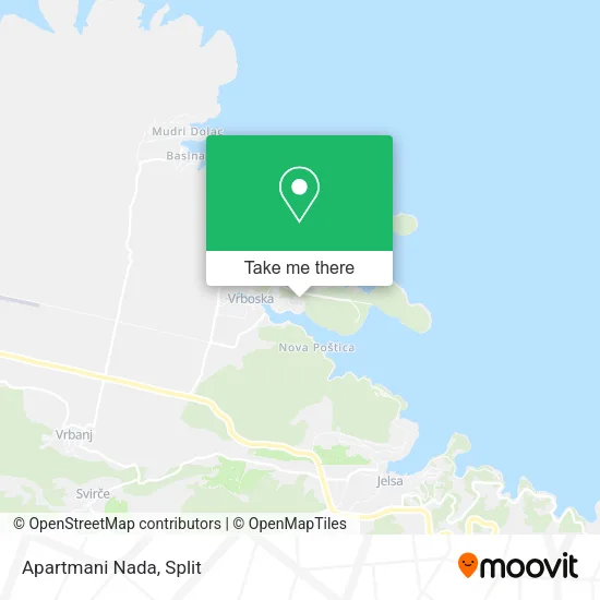 Apartmani Nada map