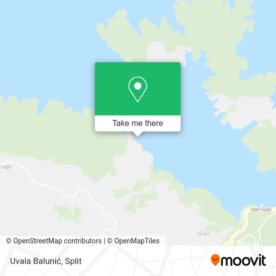 Uvala Balunić map