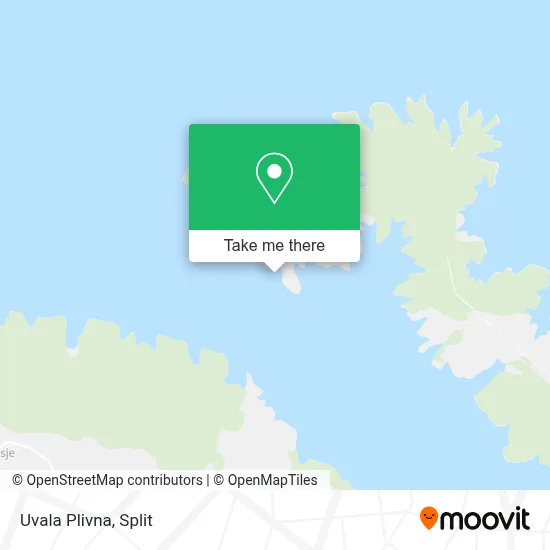 Uvala Plivna map