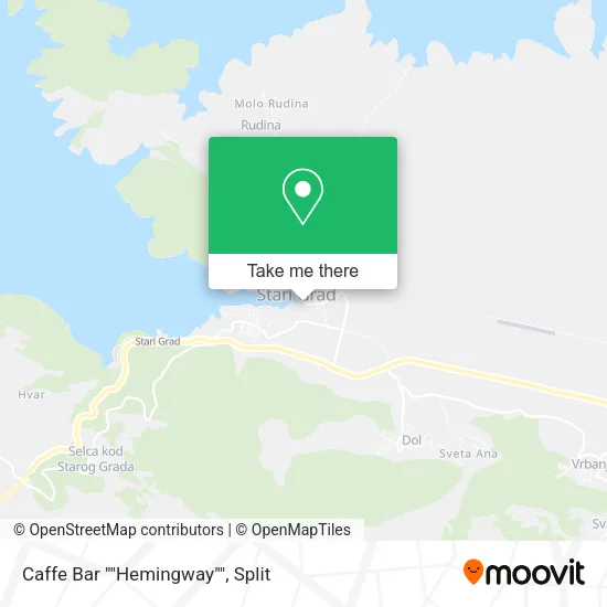 Caffe Bar ""Hemingway"" map