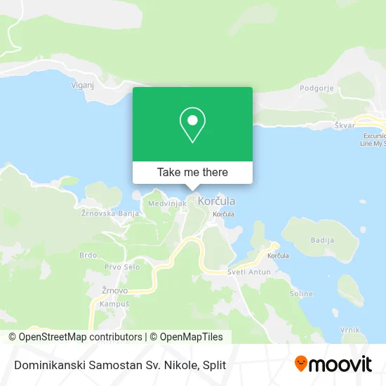 Dominikanski Samostan Sv. Nikole map