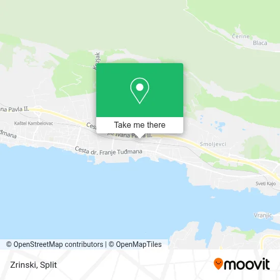 Zrinski map