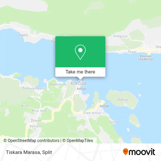 Tiskara Marasa map