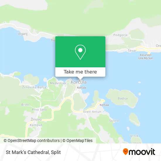 St Mark's Cathedral map