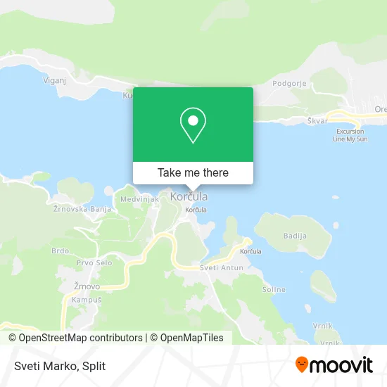 Sveti Marko map