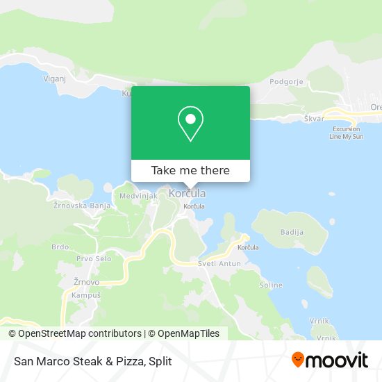 San Marco Steak & Pizza map