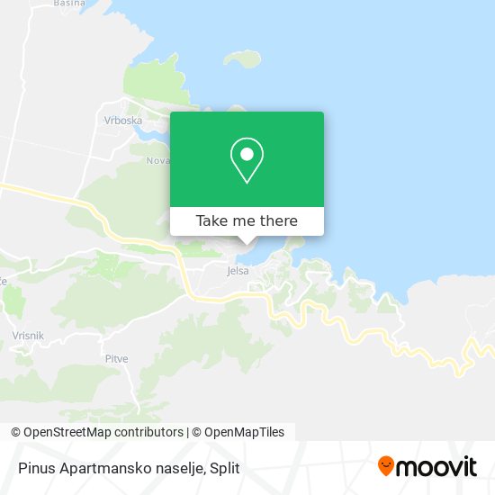 Pinus Apartmansko naselje map