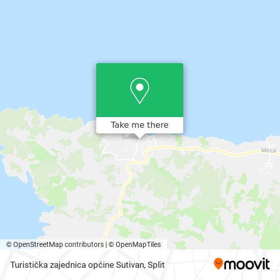Turistička zajednica općine Sutivan map