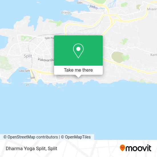 Dharma Yoga Split map