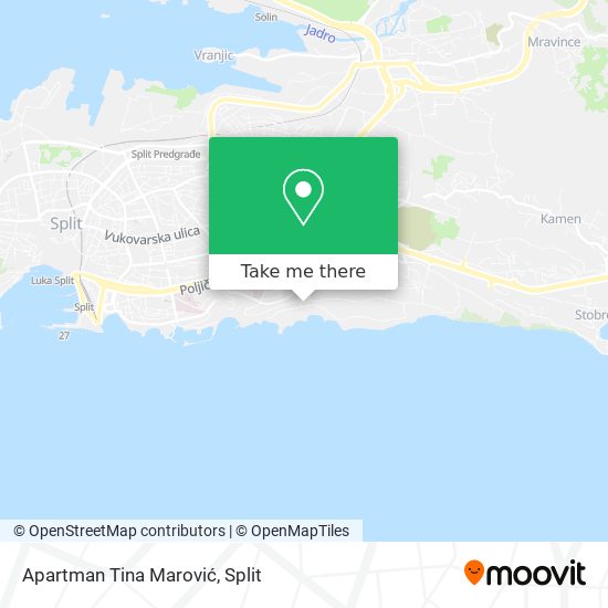 Apartman Tina Marović map
