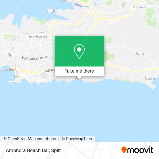 Amphora Beach Bar map