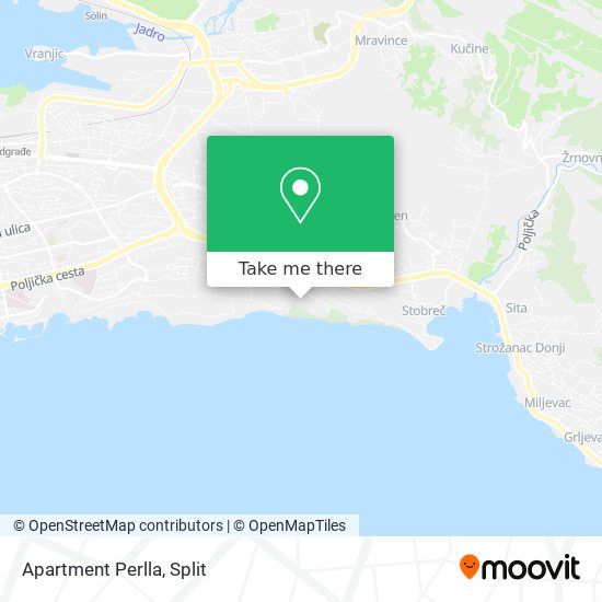 Apartment Perlla map