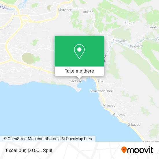 Excalibur, D.O.O. map