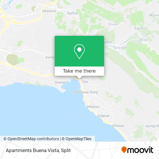 Apartments Buena Vista map