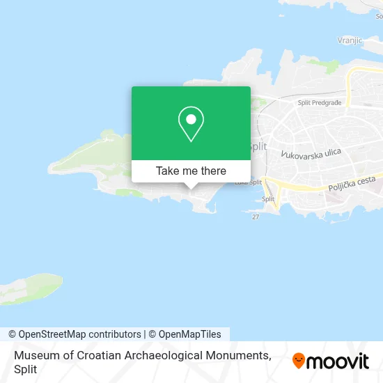 Museum of Croatian Archaeological Monuments map