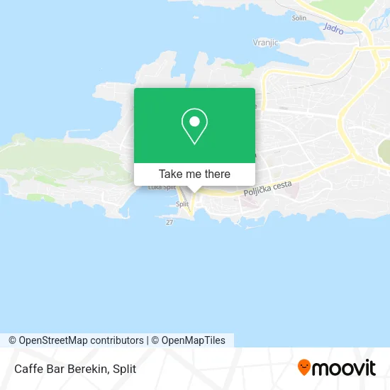 Caffe Bar Berekin map