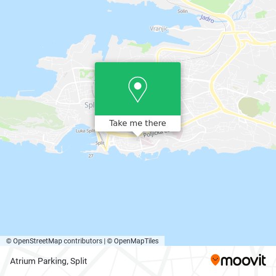 Atrium Parking map