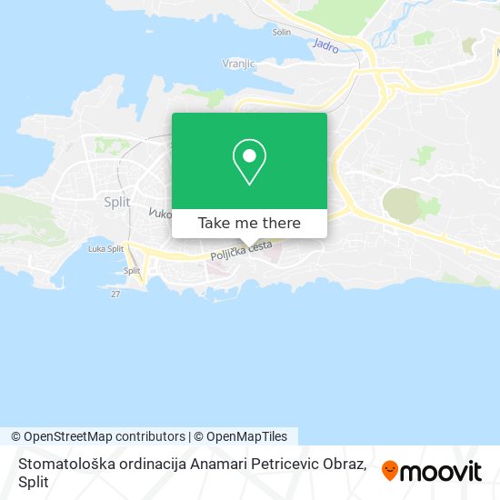 Stomatološka ordinacija Anamari Petricevic Obraz map