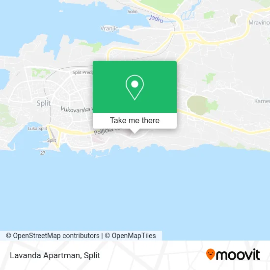 Lavanda Apartman map