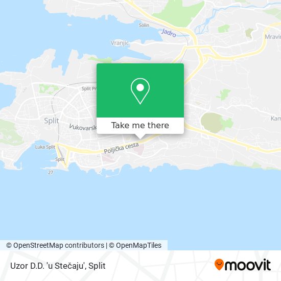 Uzor D.D. 'u Stečaju' map