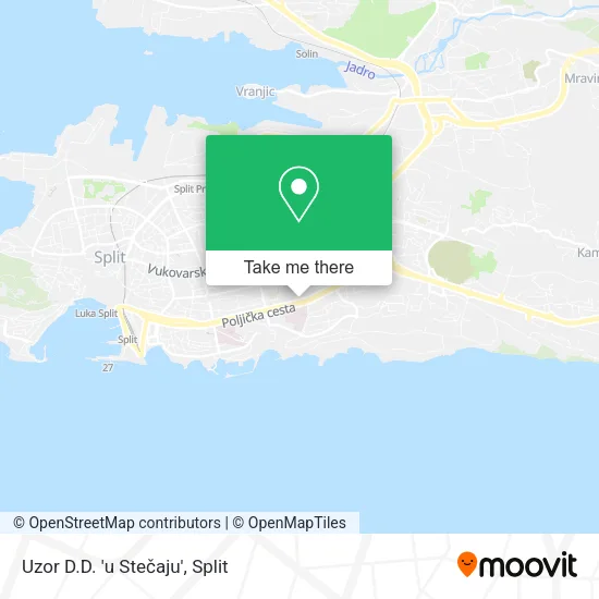 Uzor D.D. 'u Stečaju' map