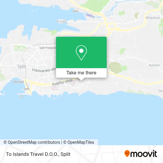 To Islands Travel D.O.O. map