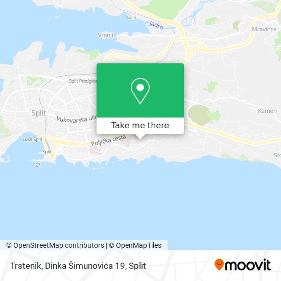 Trstenik, Dinka Šimunovića 19 map