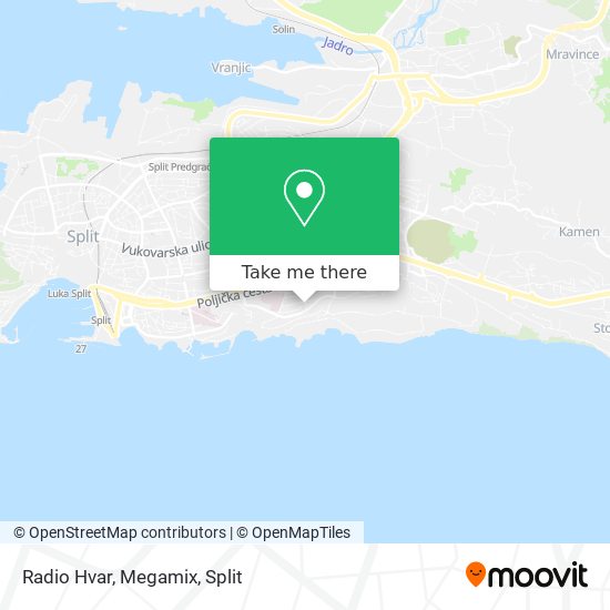 Radio Hvar, Megamix map