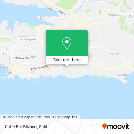 Caffe Bar Blizanci map