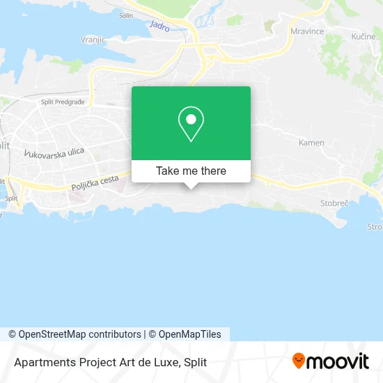 Apartments Project Art de Luxe map