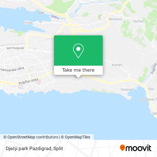 Dječji park Pazdigrad map