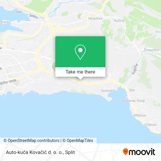Auto-kuća Kovačić d. o. o. map