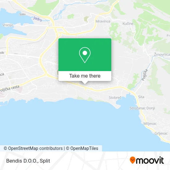 Bendis D.O.O. map