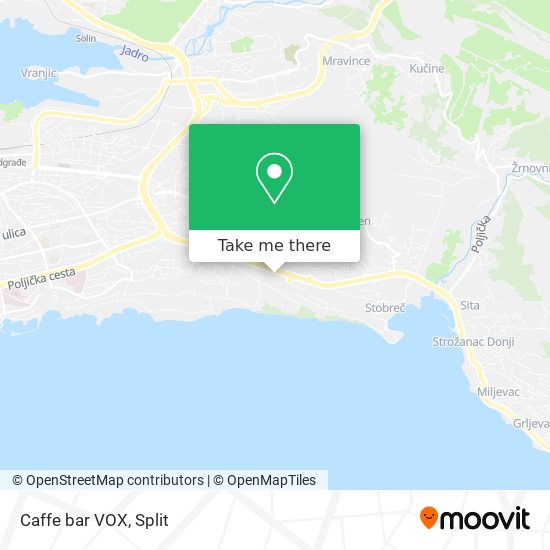Caffe bar VOX map