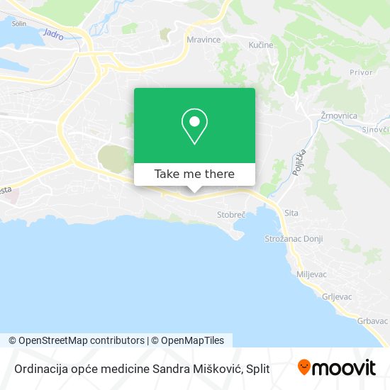 Ordinacija opće medicine Sandra Mišković map