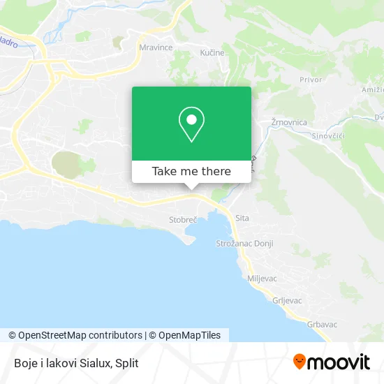 Boje i lakovi Sialux map