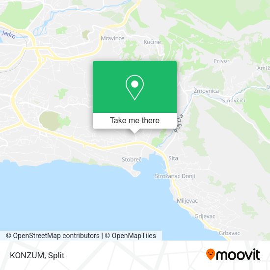 KONZUM map