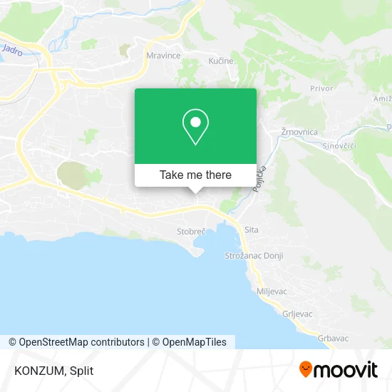 KONZUM map