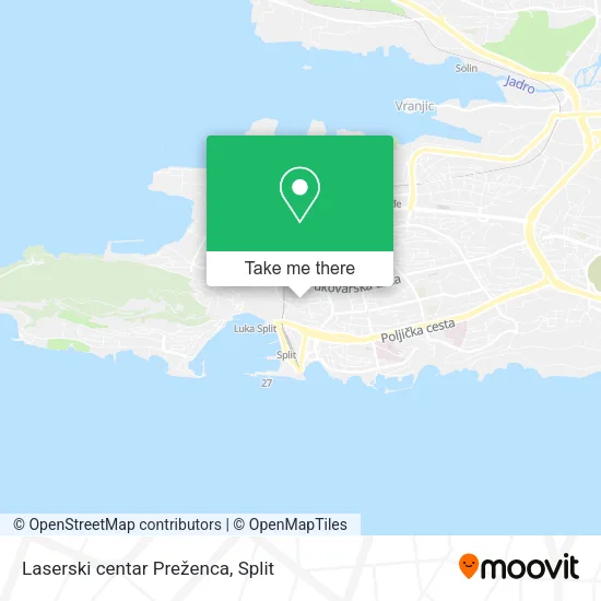 Laserski centar Preženca map