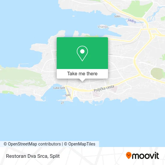 Restoran Dva Srca map