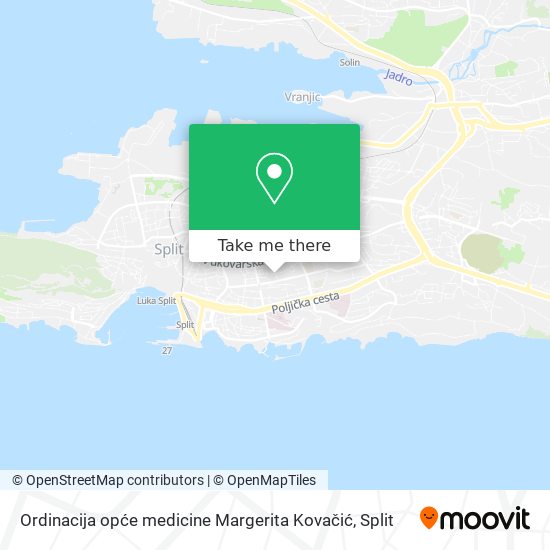 Ordinacija opće medicine Margerita Kovačić map