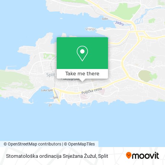 Stomatološka ordinacija Snježana Žužul map