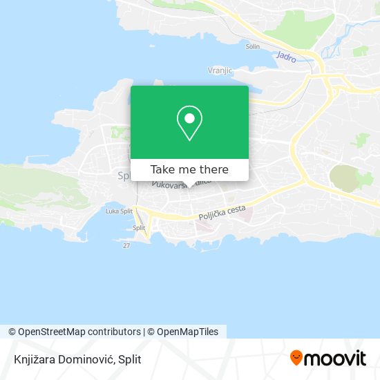 Knjižara Dominović map